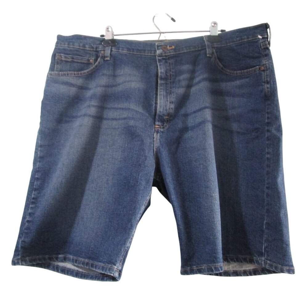 Wrangler Mens Relaxed Fit Denim Jean Shorts Size 42 Blue Cotton Blend EUC